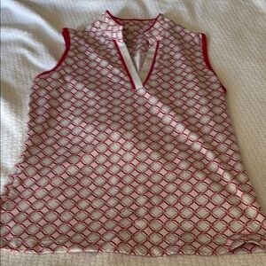 Pink and White Golf/Tennis Shirt